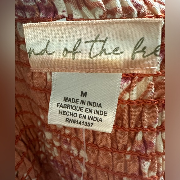 Land of the Free beautiful orange size medium dress - Picture 7 of 7